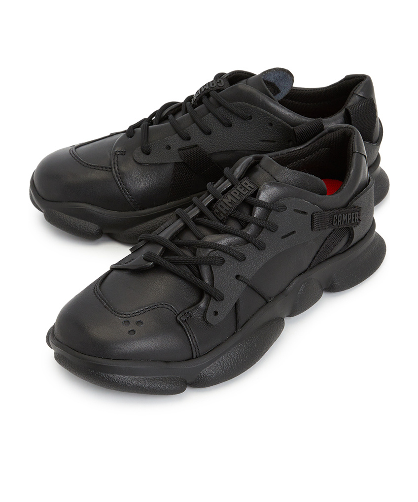 Camper Panelled Low-top Sneakers In Black