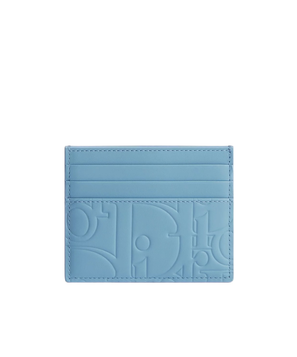 Dior Card Holder In Blue