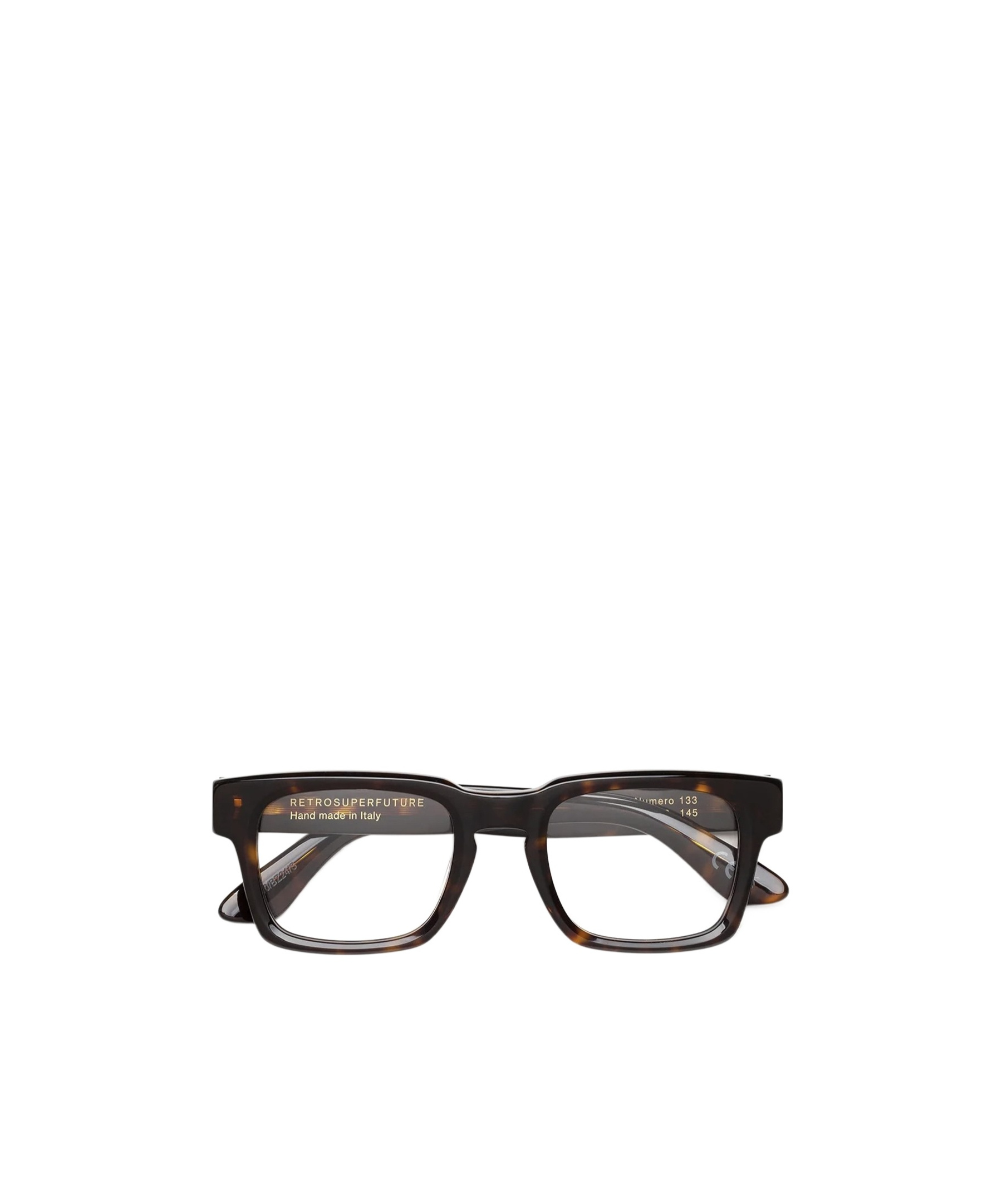 Retrosuperfuture Geometric Frame Plain Mirror In Brown