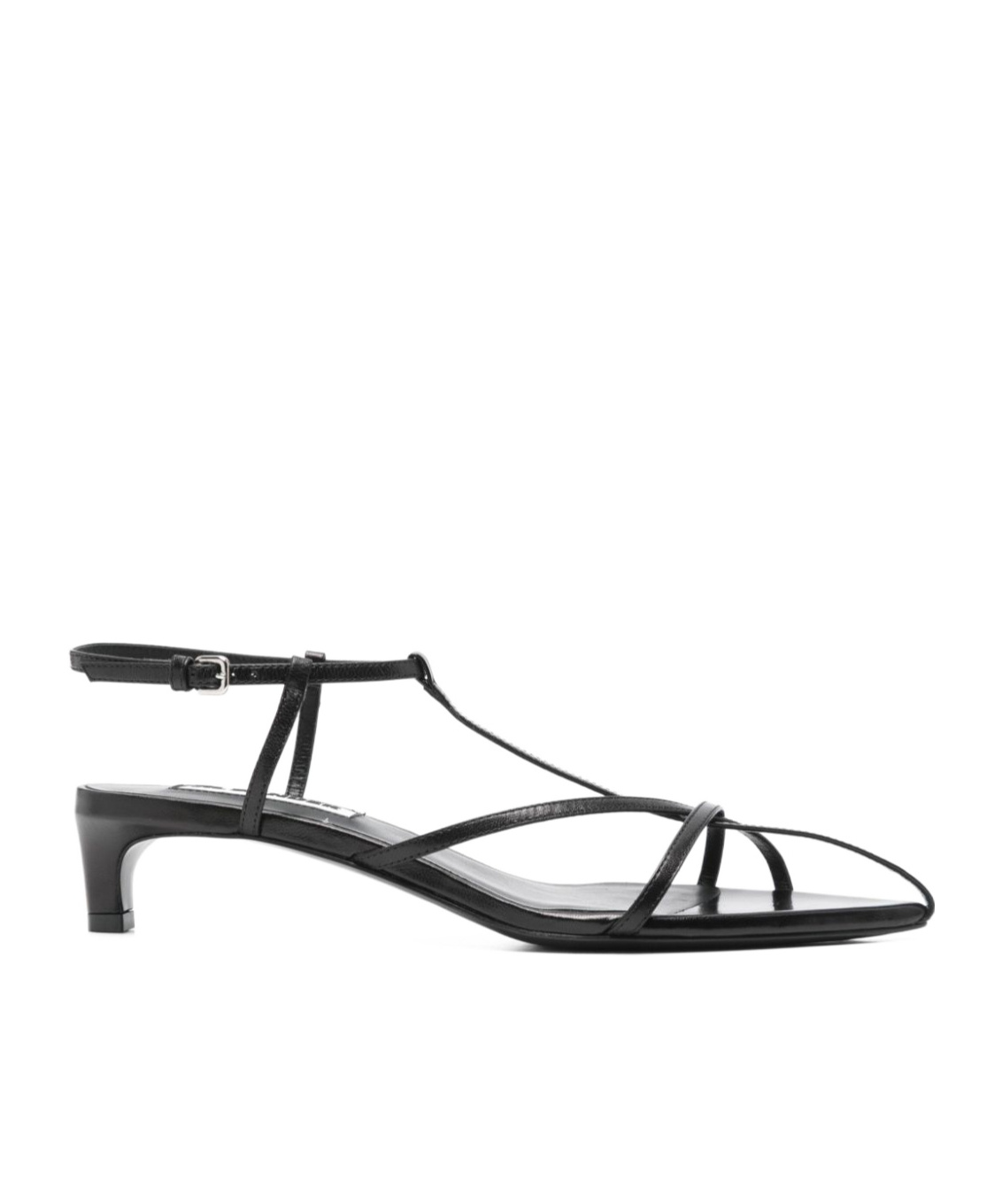 Jil Sander Black New Tripon 2 Sandals In Black