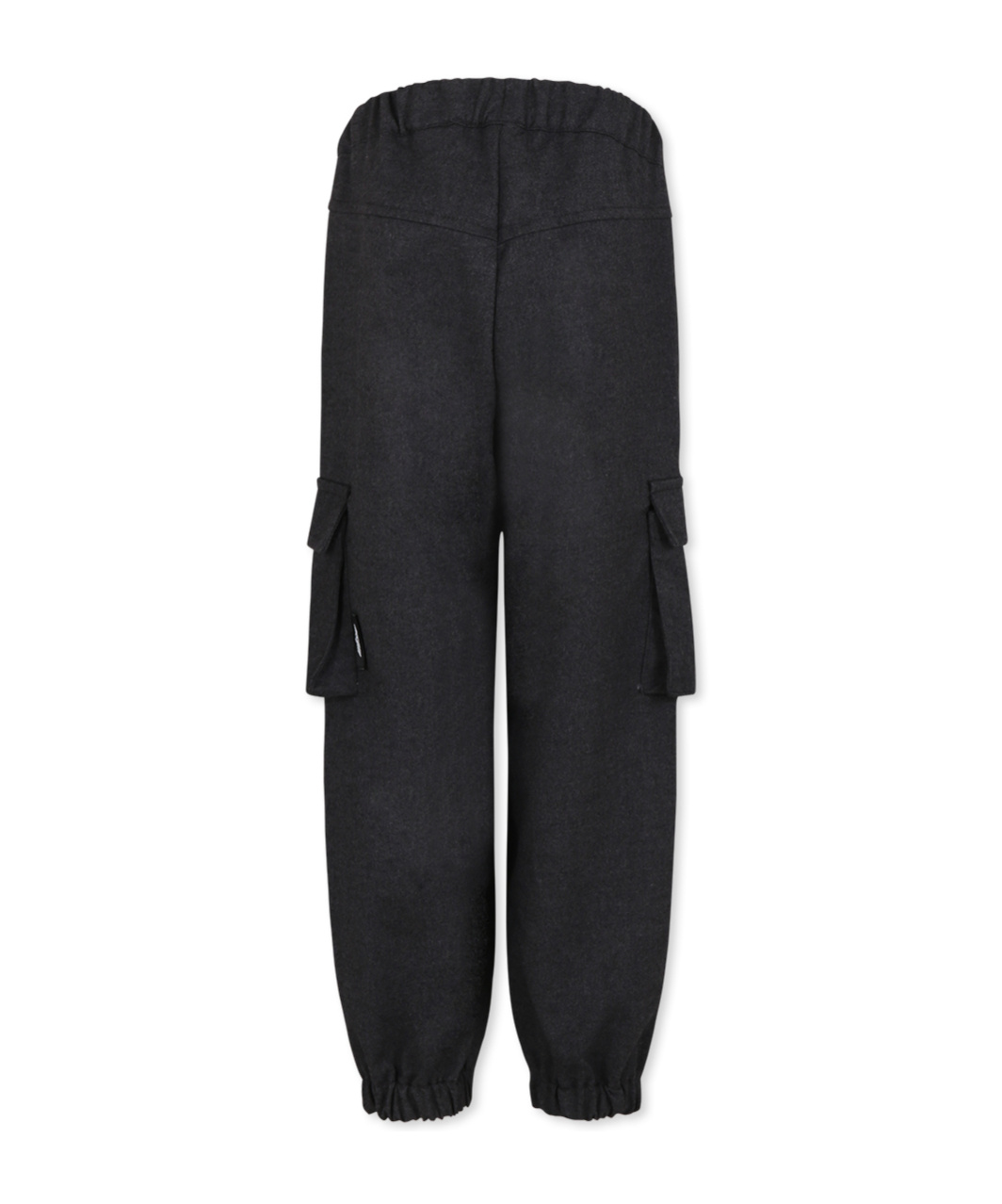 Msgm Tapered Cargo Pants In Black