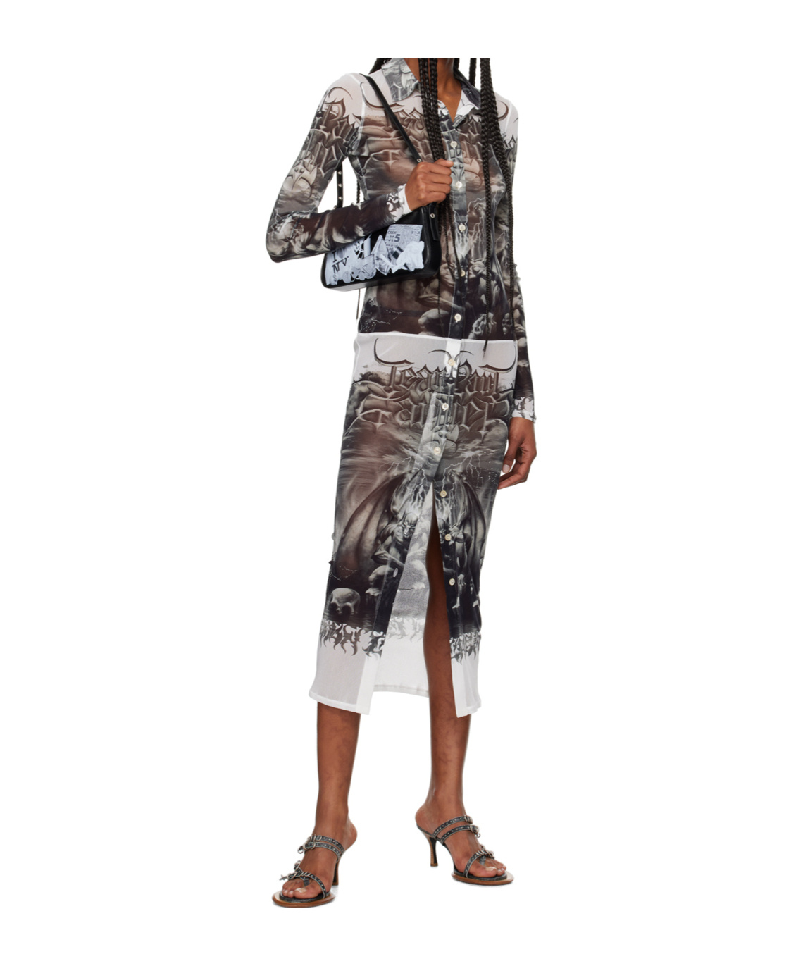 Jean Paul Gaultier Printed Pattern Dress