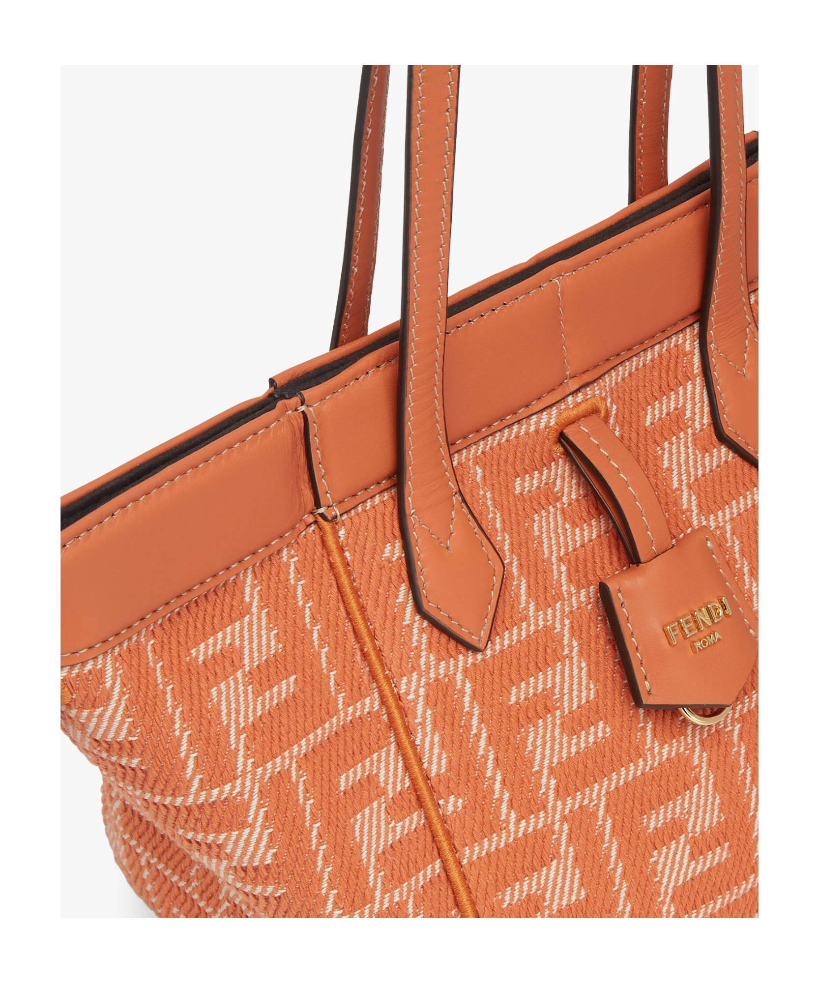 Fendi Origami` Shoulder Bag In Red