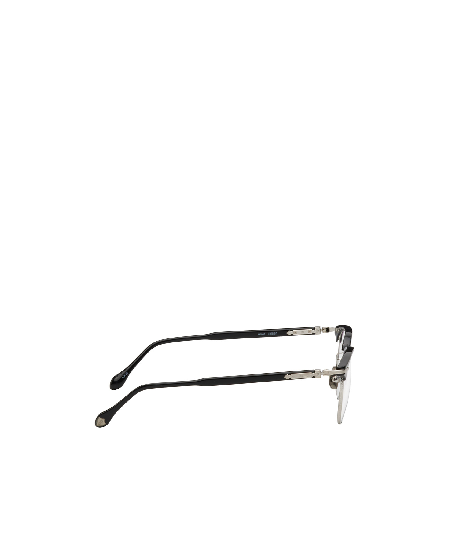 Matsuda Logo Flat Mirror In Black