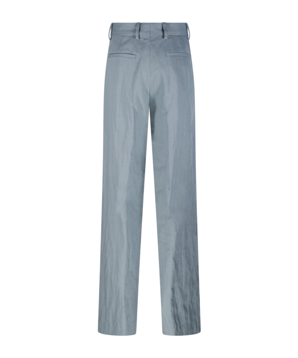 Dries Van Noten Belt-loop Casual Pants In Blue