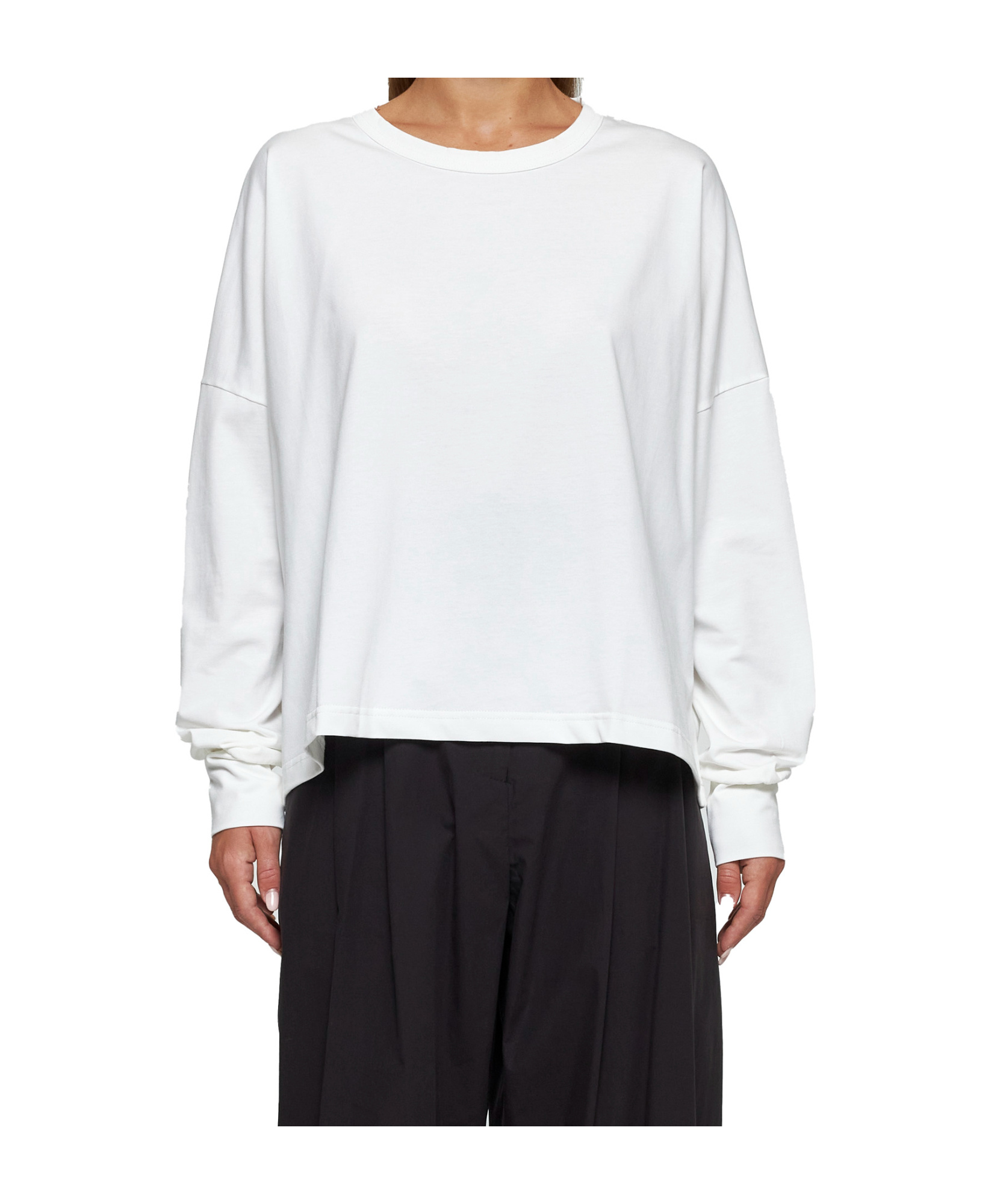 Studio Nicholson Crew Neck T-shirt In White