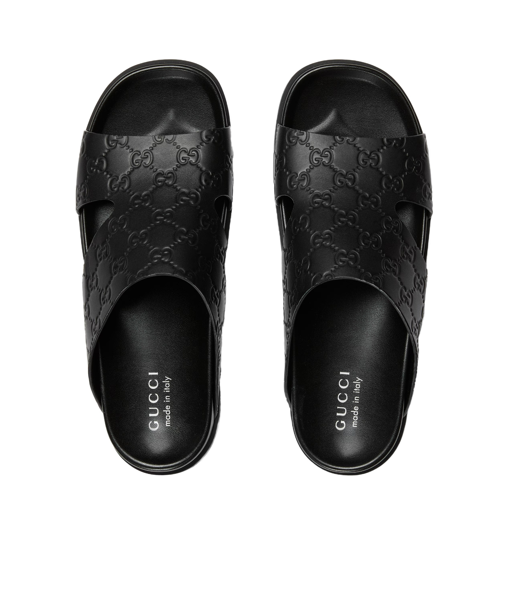 Gucci Men's Slide Sandal In Black