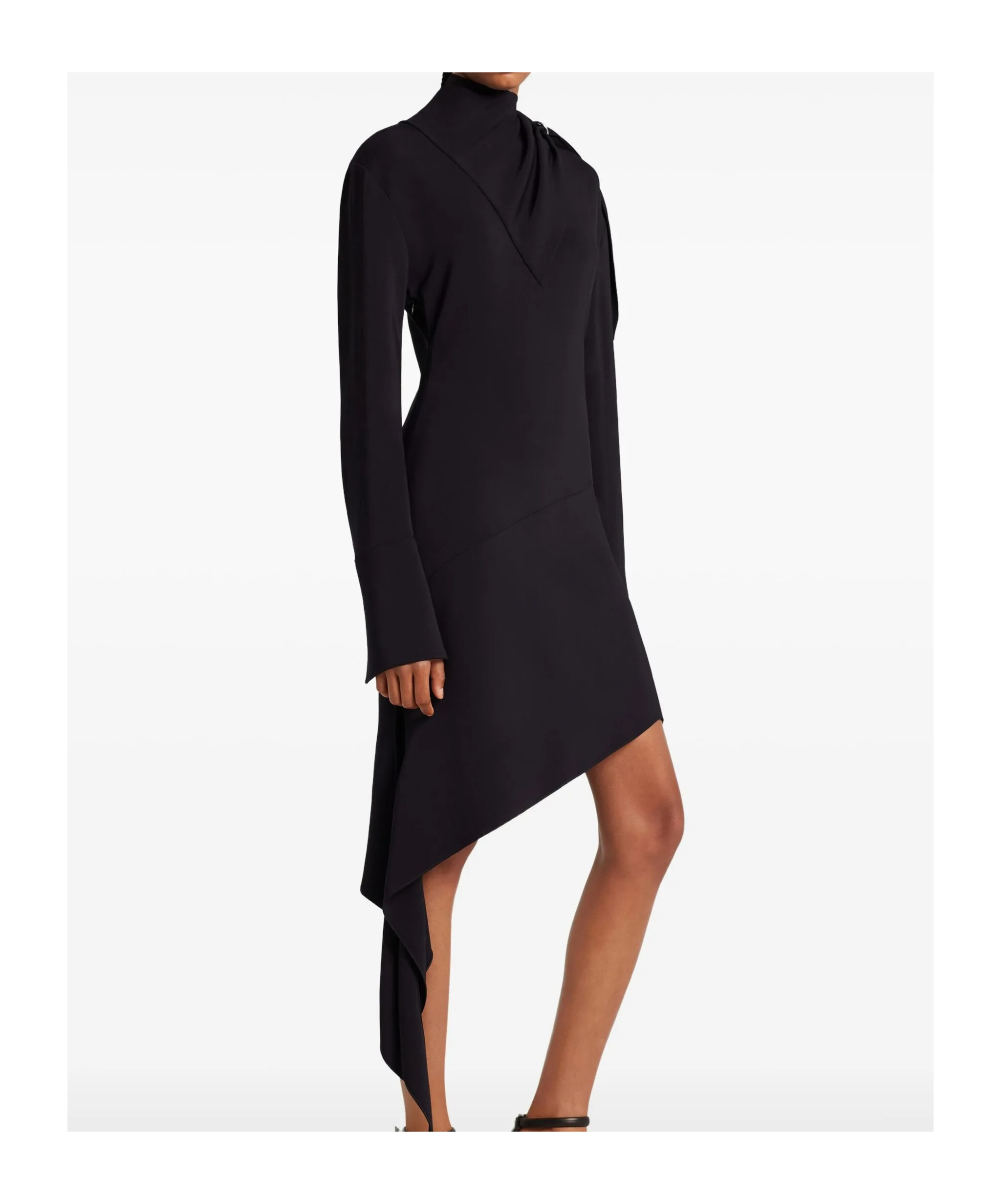 Courrèges Knotted Satin Dress Clothing In Multi