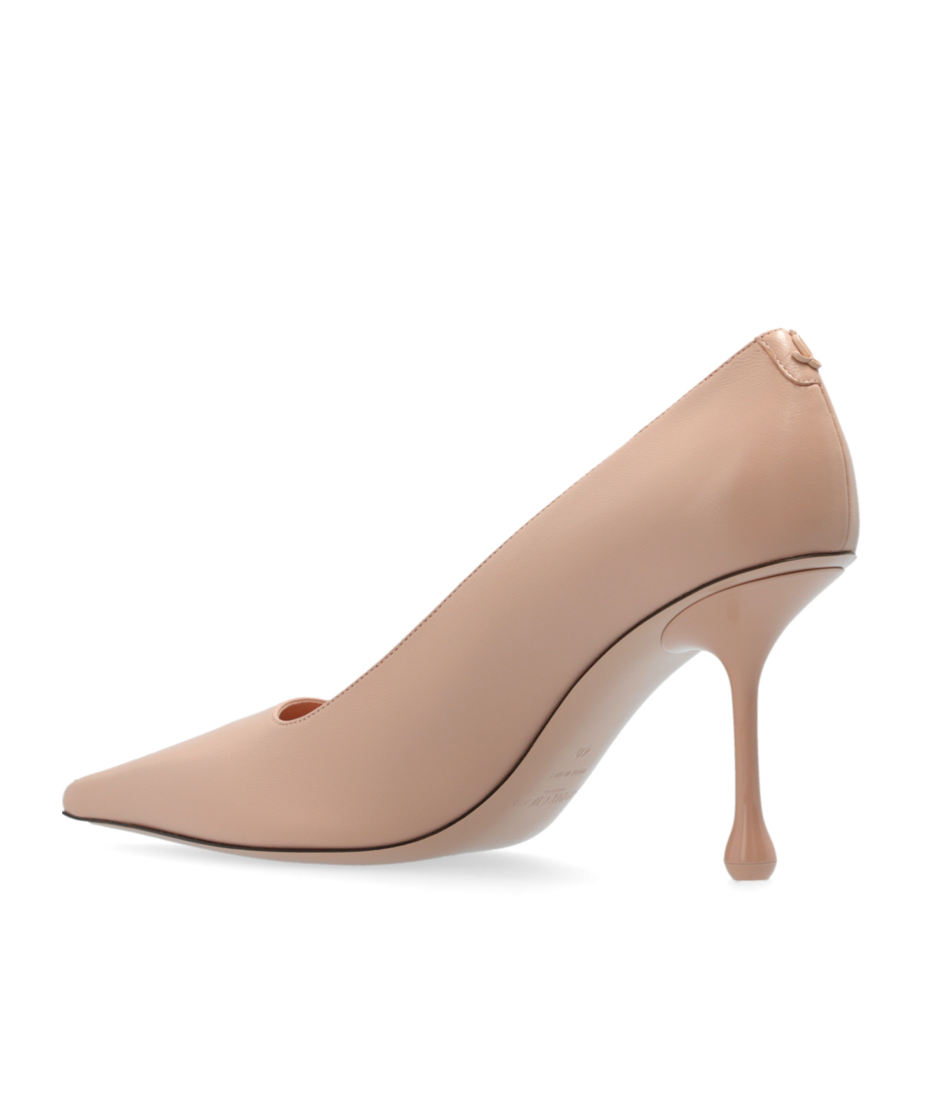 Jimmy Choo Pink Pointed Toe Pumps In Nude