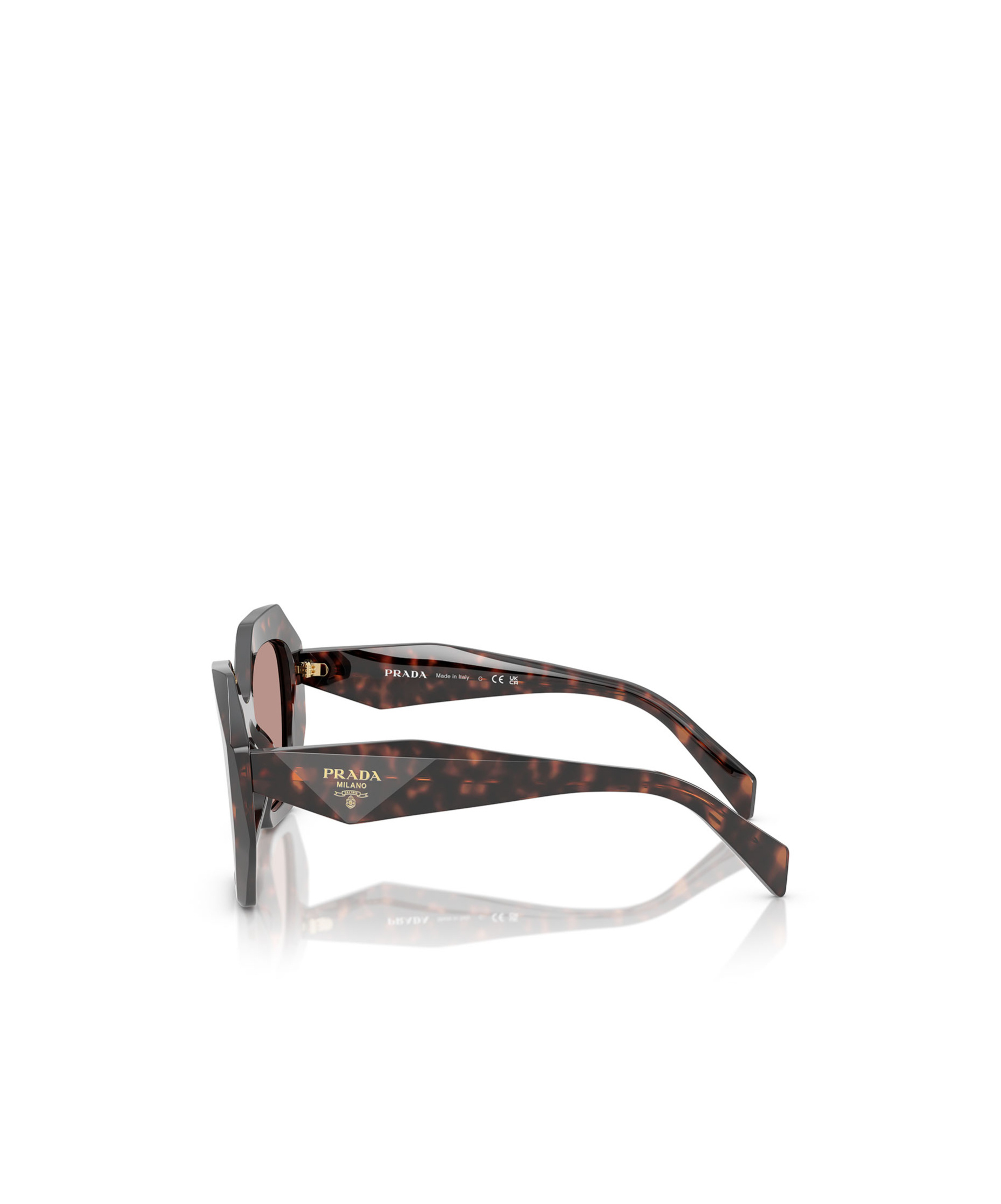 Prada Eyewear Butterfly Frame Sunglasses In Pink