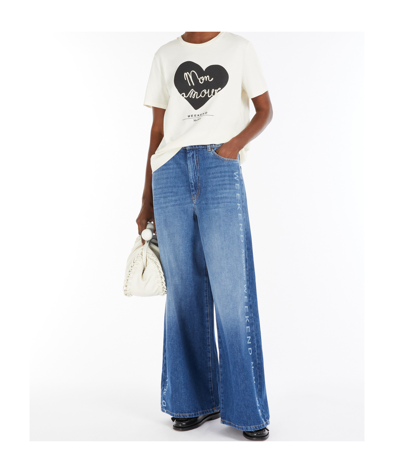 Weekend Max Mara Short-sleeved T-shirt In White