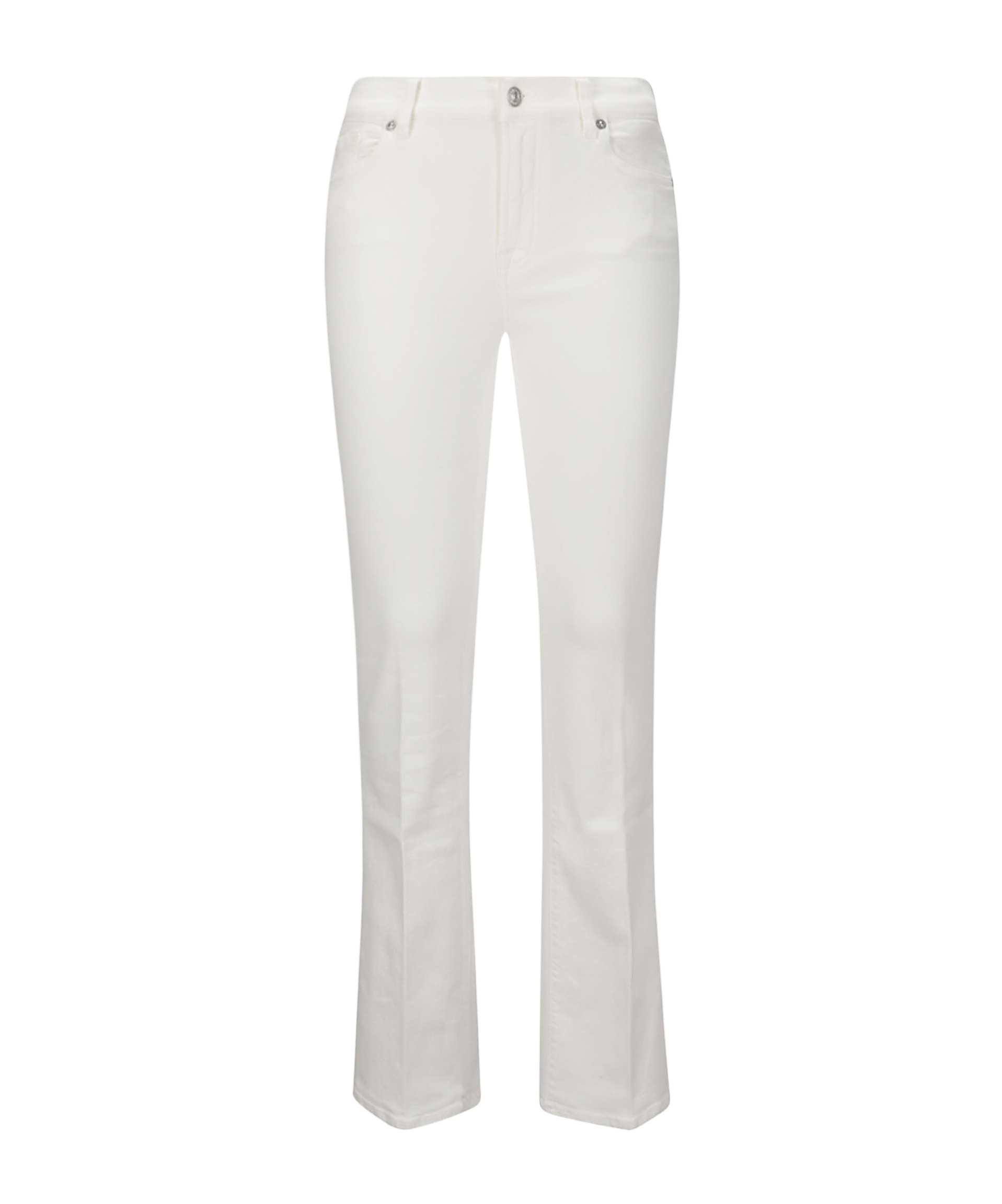 7 For All Mankind Bootcut Jeans In White