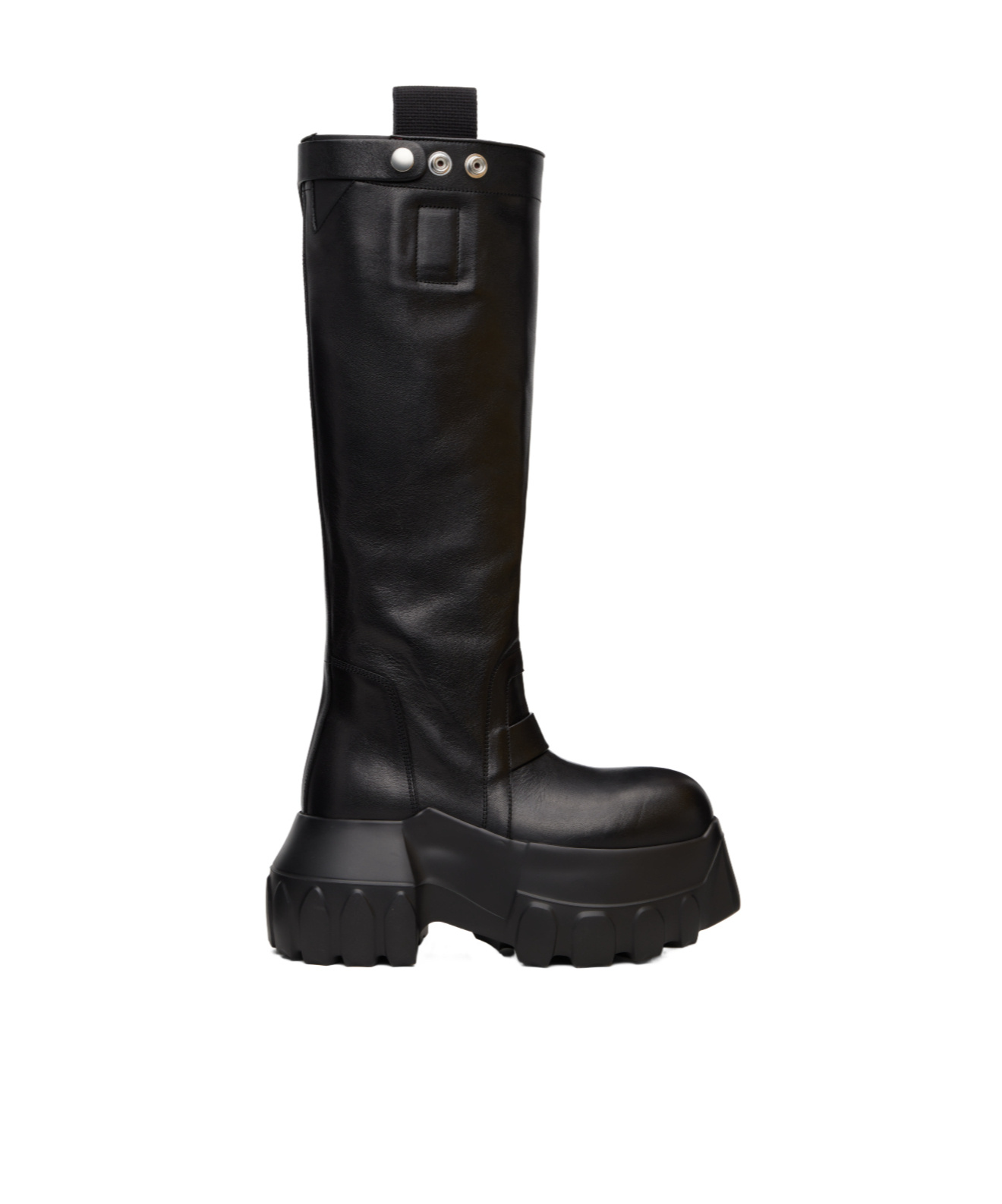 Rick Owens Round-toed Boots In Black