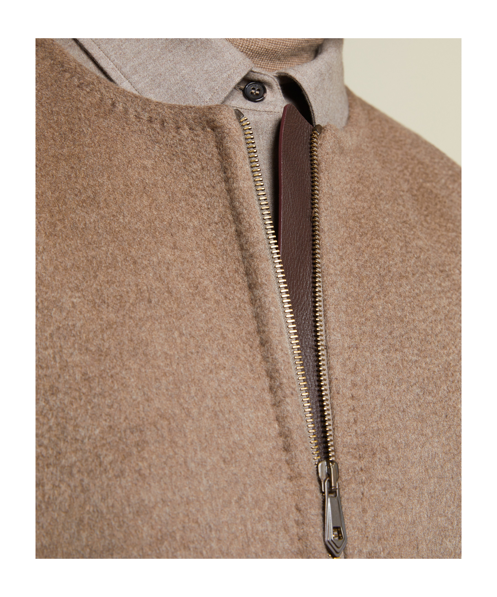 Max Mara Double Cashmere T-coat In Brown