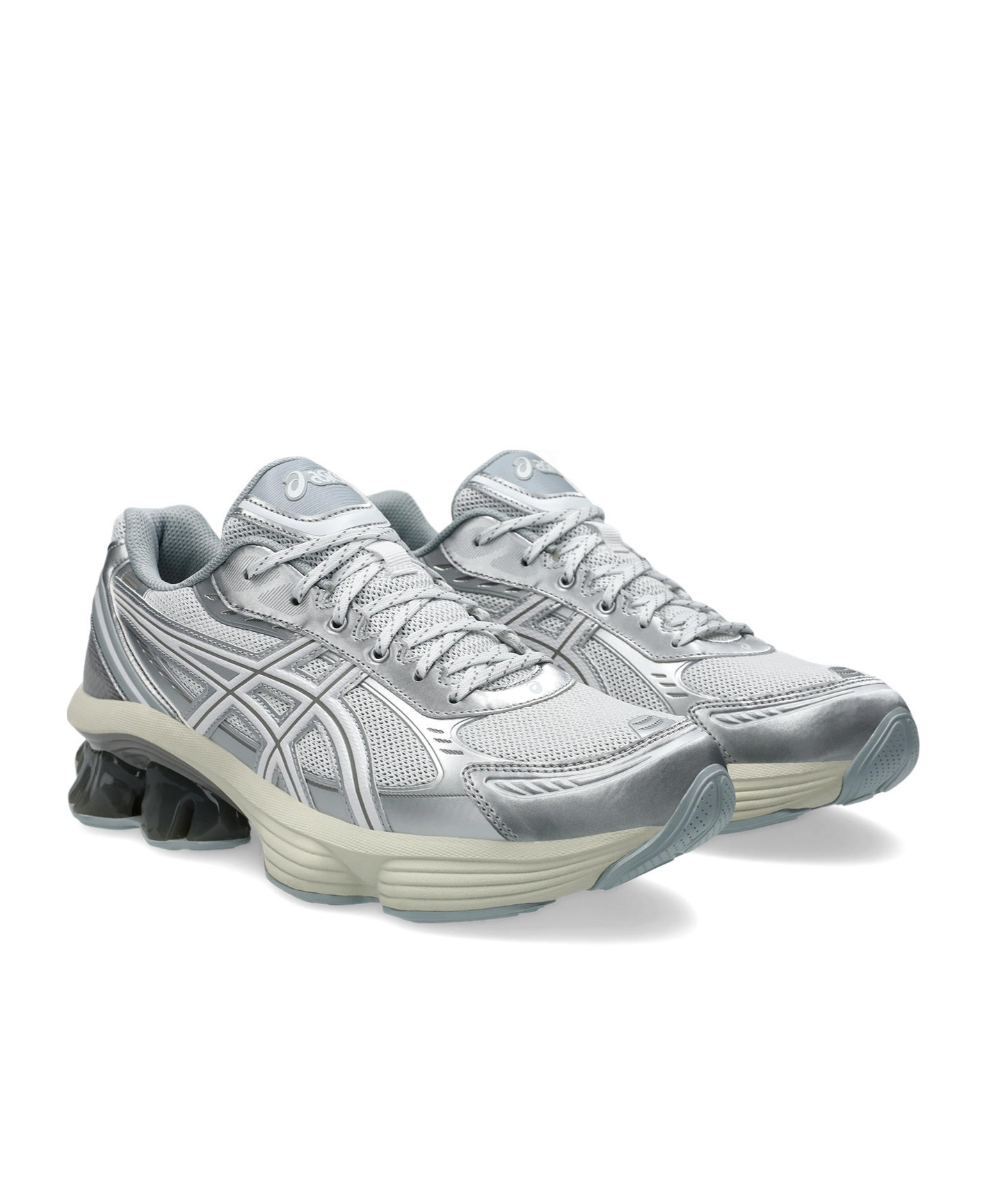 Asics Eco-conscious Sneakers With Advanced Scutoid Gel Technology In Gray