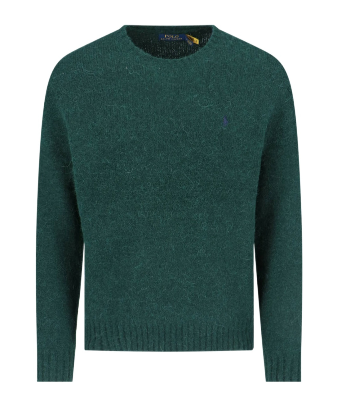 Shop Polo Ralph Lauren Brushed Sweater In Green