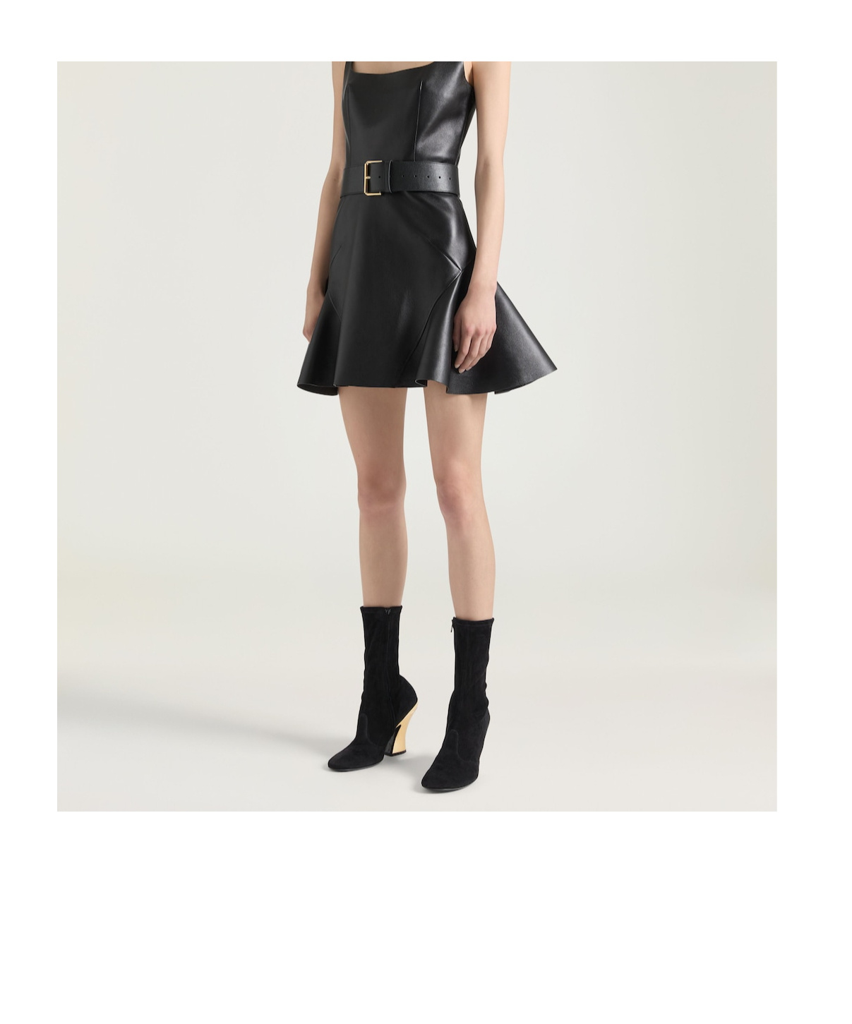 Givenchy Sculpted Ankle Boots In Suede In Multi