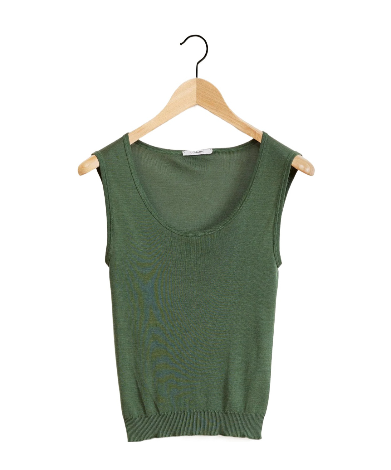 Lemaire Seamless Sleeveless Vest In Black