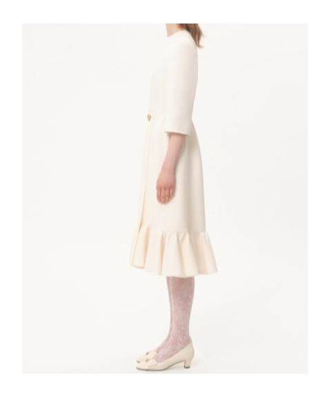 Valentino Crepe Couture Midi Dress
