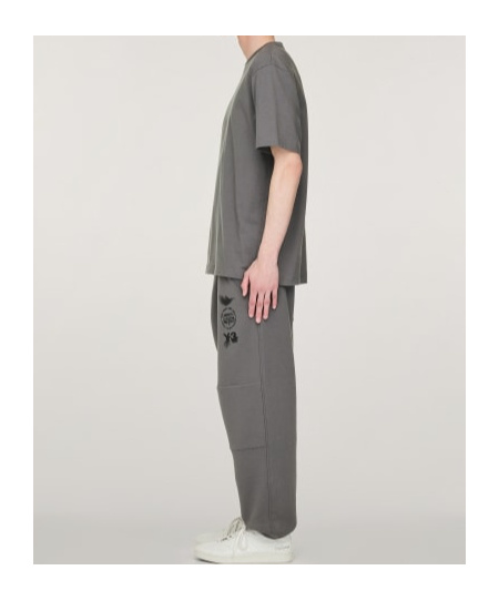 Y-3 Graphic Short Sleeve T-shirt In Gray