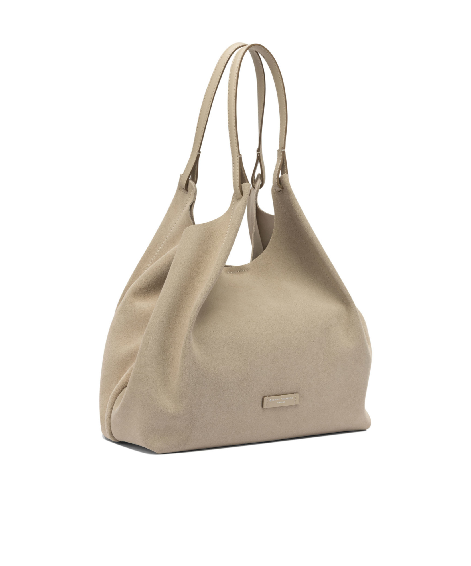 Gianni Chiarini Soft Shoulder Bag In Brown