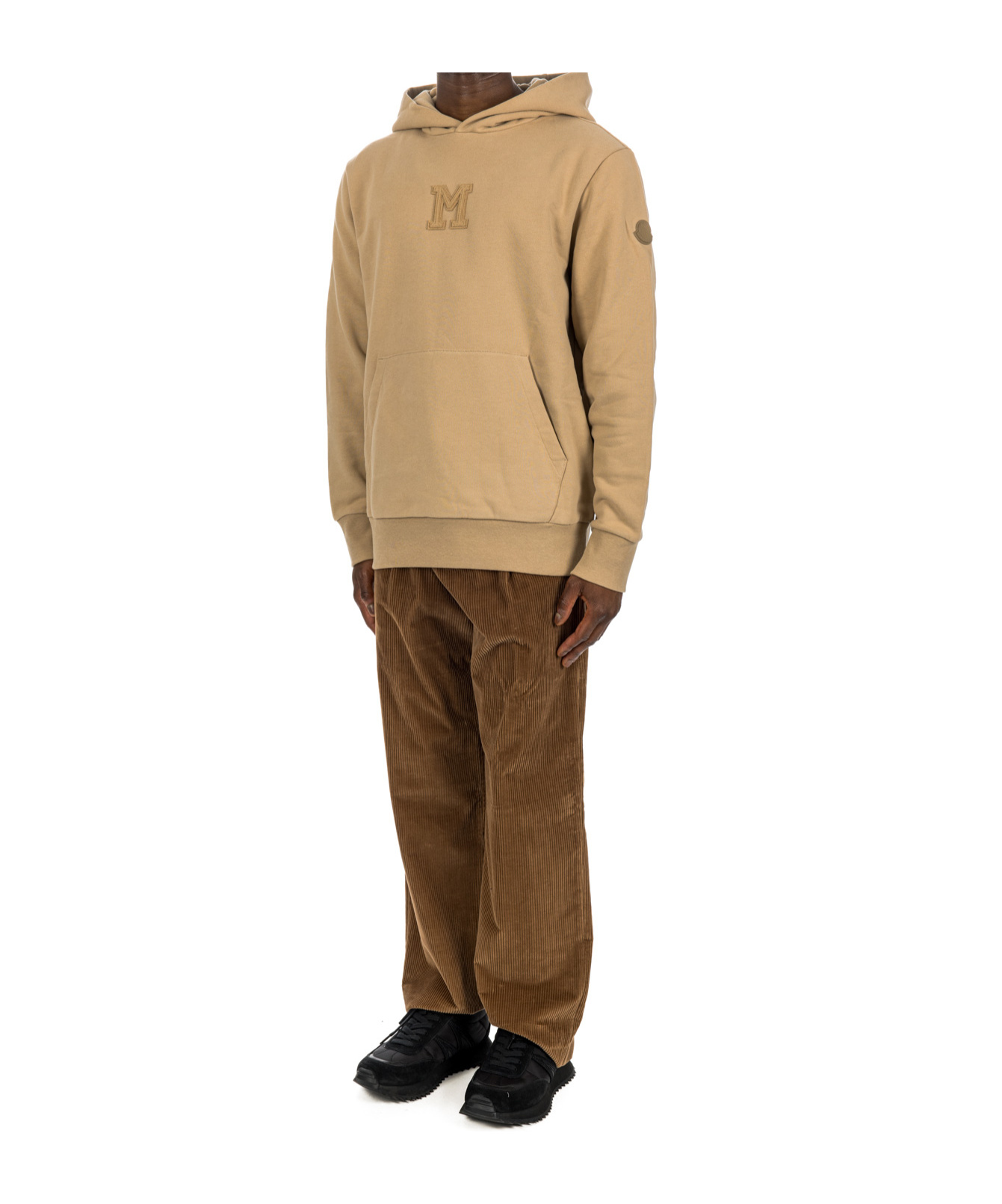 Moncler Belt-loop Casual Pants In Brown