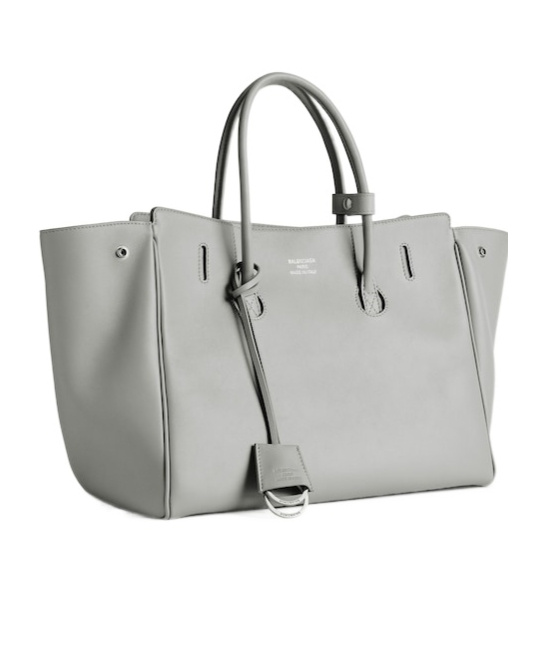 Balenciaga Hampton Small Tote Bag In Gray