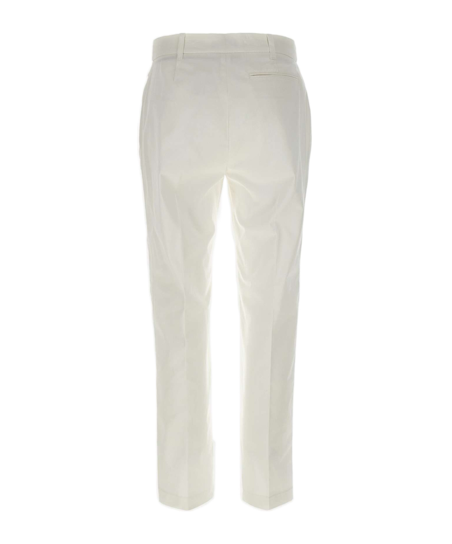 Liu •jo Liu Jo White Stretch Cotton Chino Pants