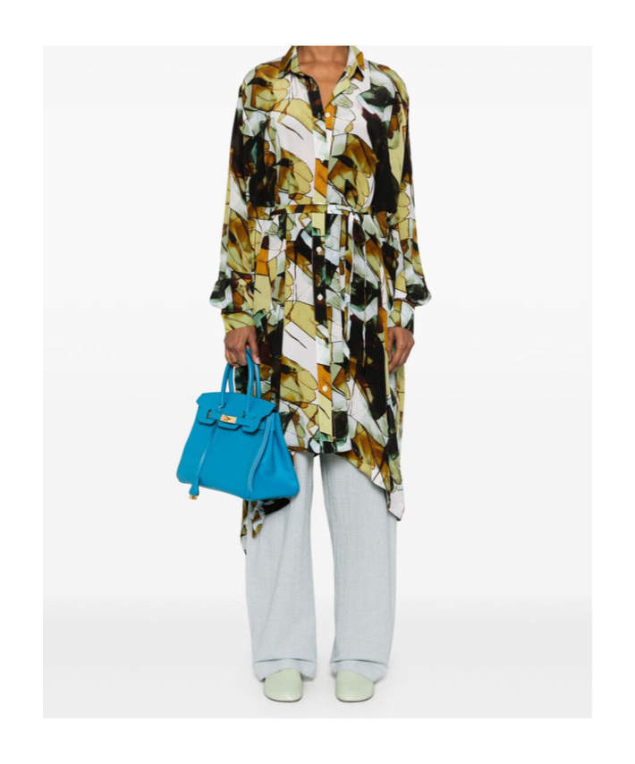 Shop Henrik Vibskov Square Dress In Multicolor