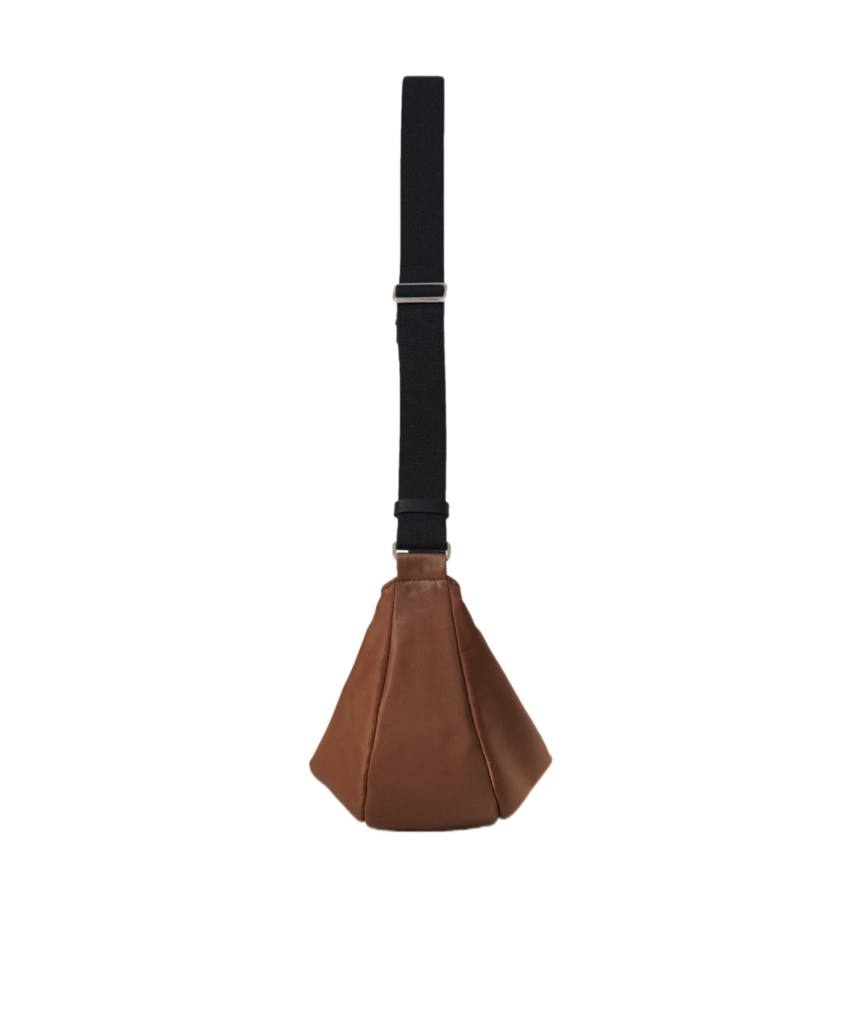 The Row Caiden Zipper Underarm Bag In Brown