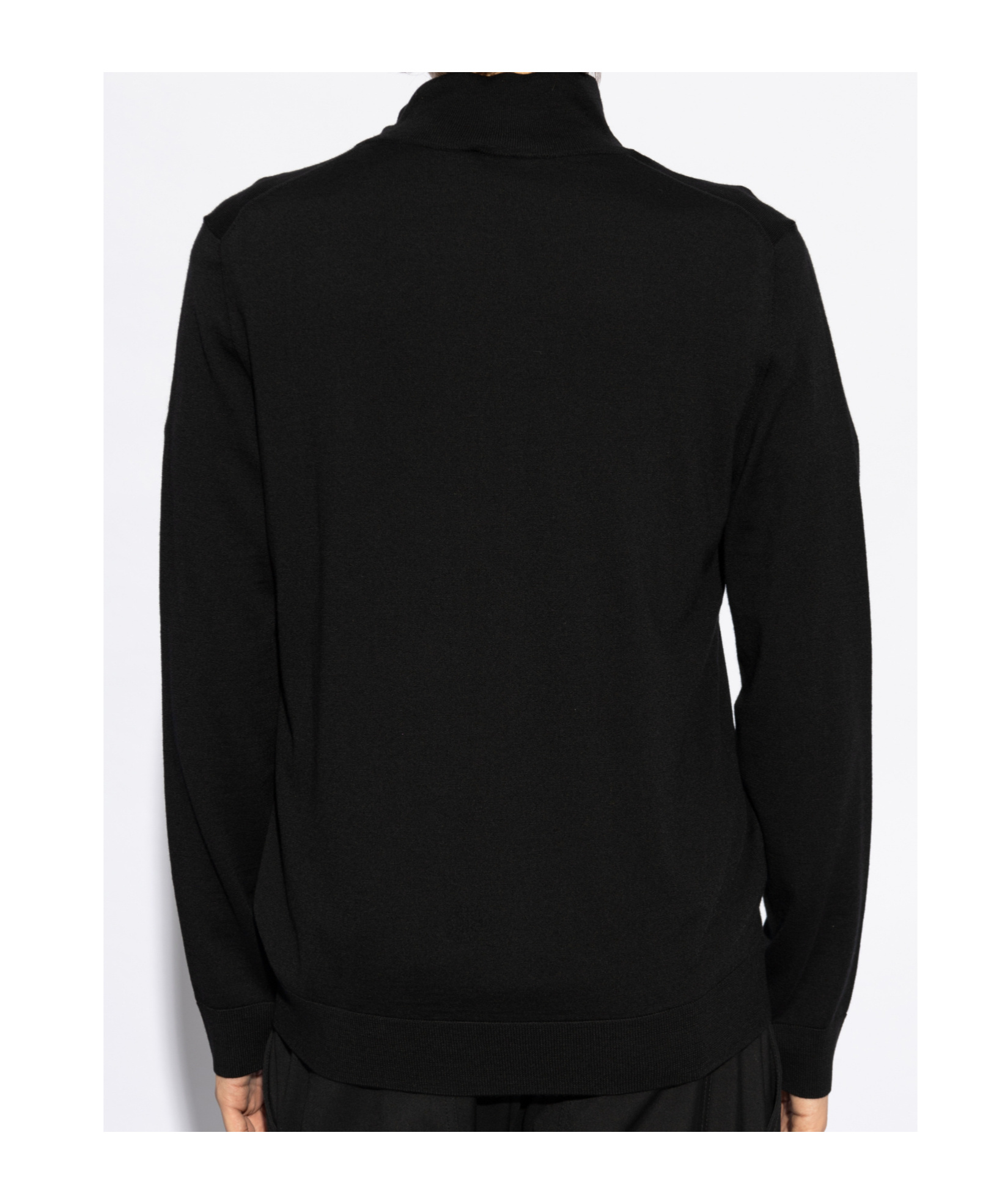 PAUL SMITH ARTIST-STRIPE DETAILED CARDIGAN