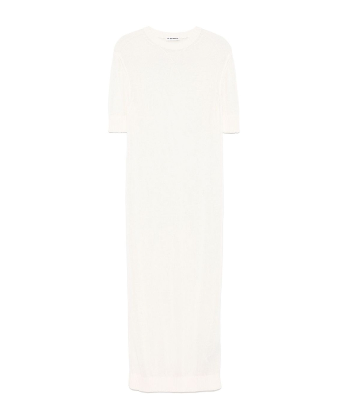 Jil Sander Cotton Dress In White