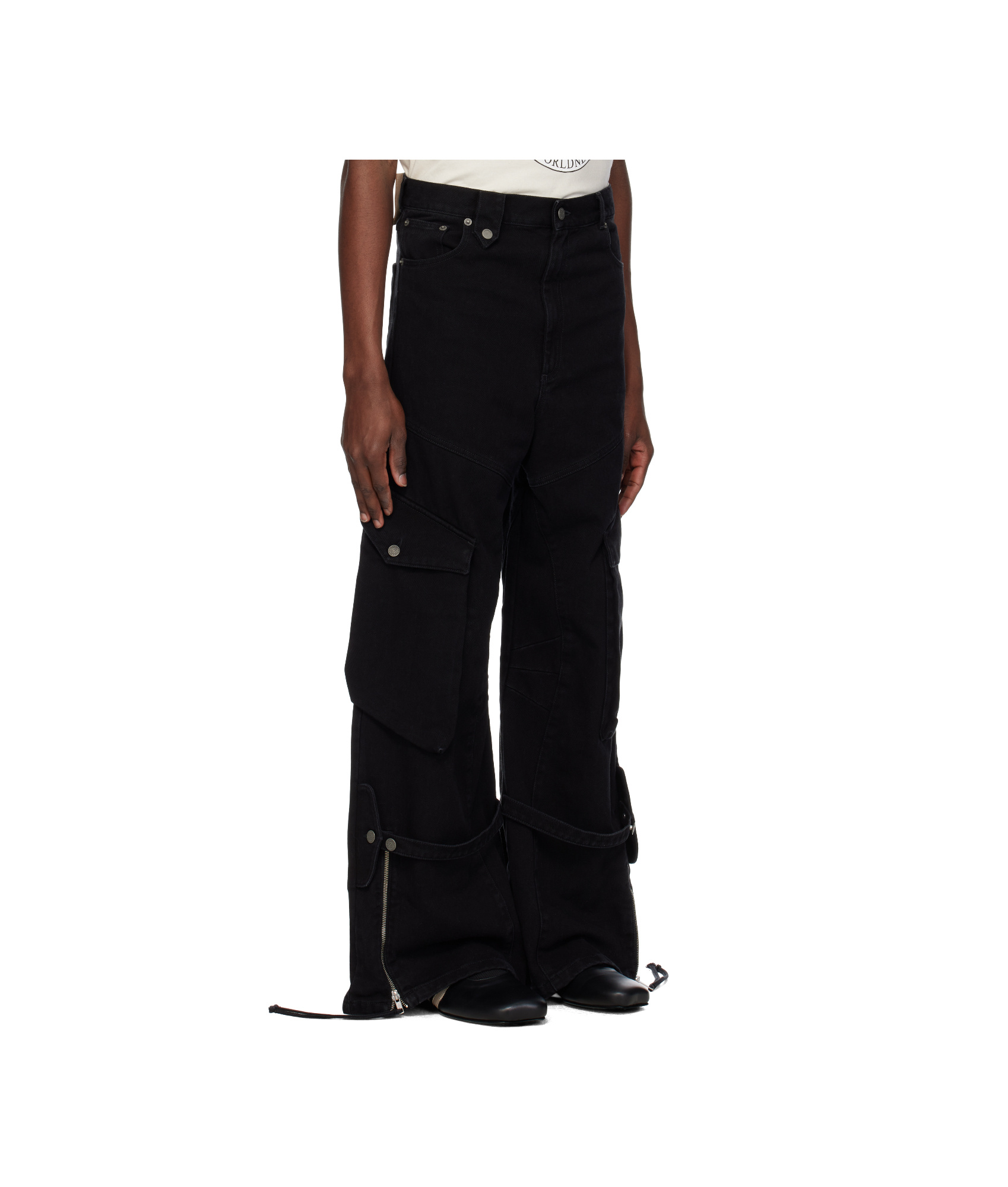 Egonlab Work Jeans In Black