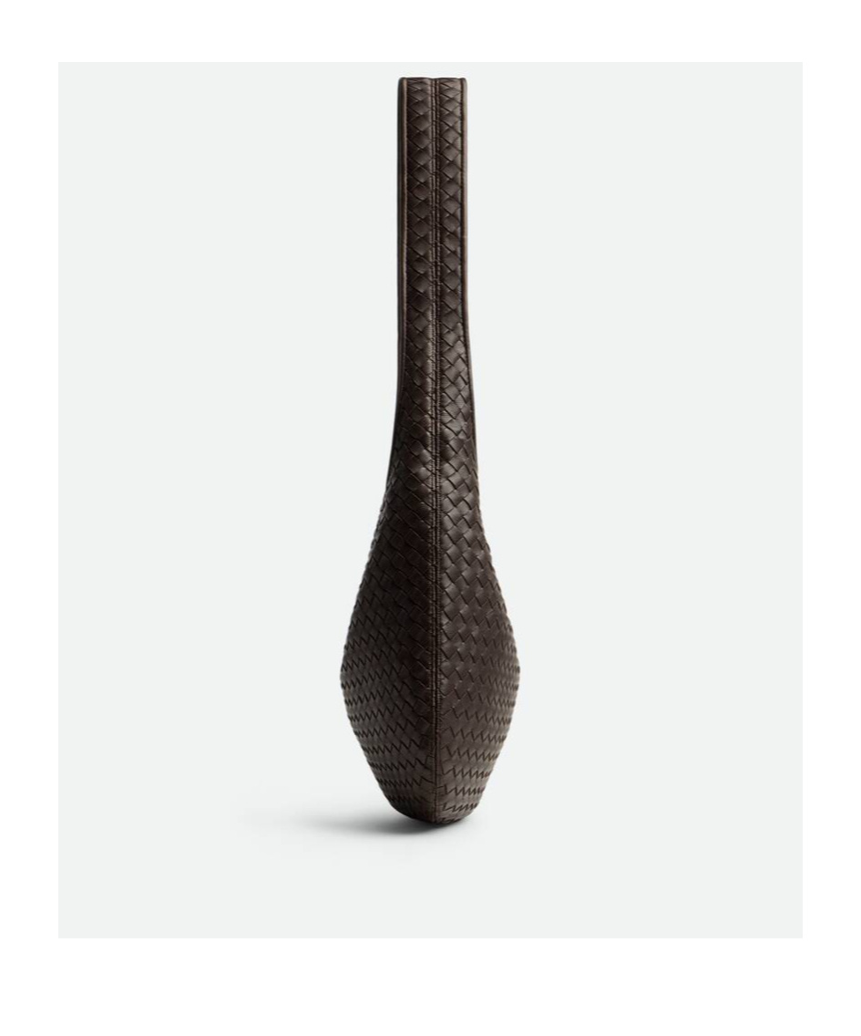 Bottega Veneta Black Crossbody Bag With Top Zip Closure And Intrecciato Motif In Leather Woman In Black