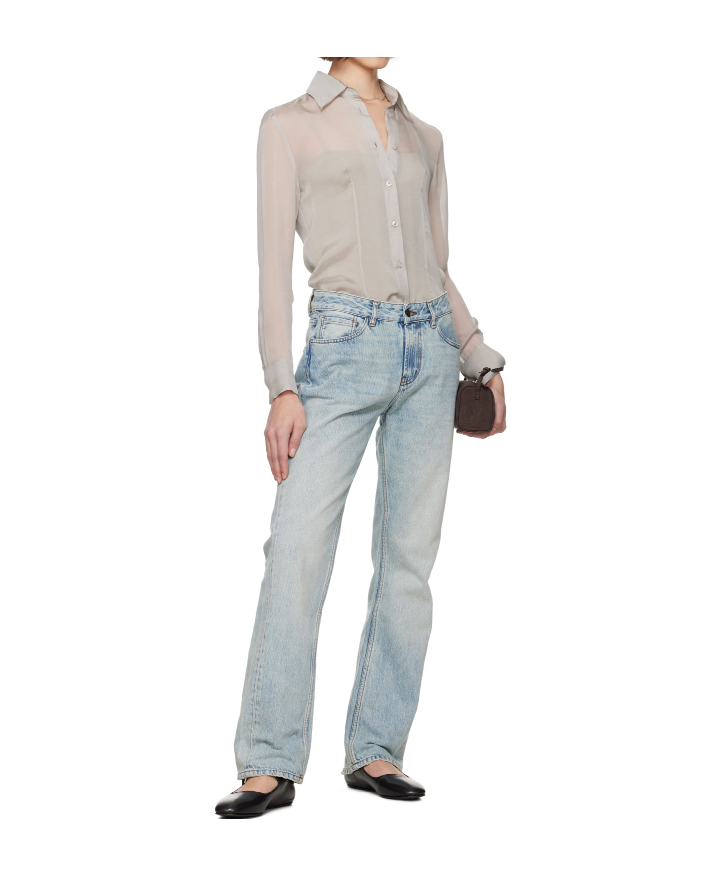 Kallmeyer Adina Low-rise Jeans In Blue