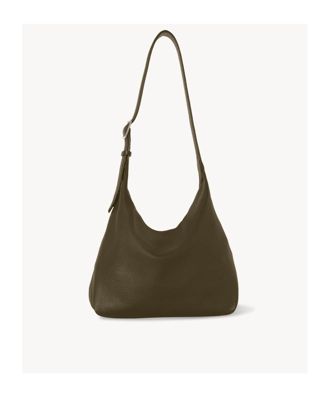 The Row Small Drape Shoulder Bag In Green