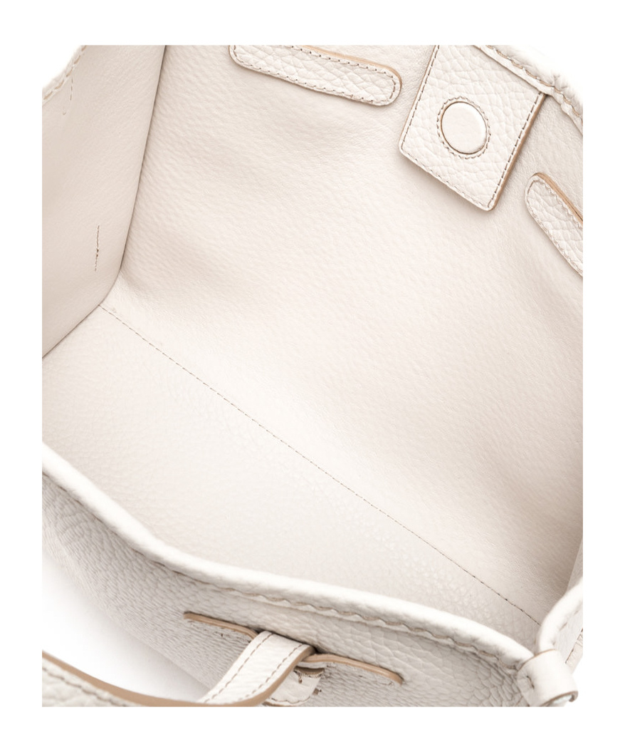 Shop Gianni Chiarini Marcella 32 Shopping Bag In White