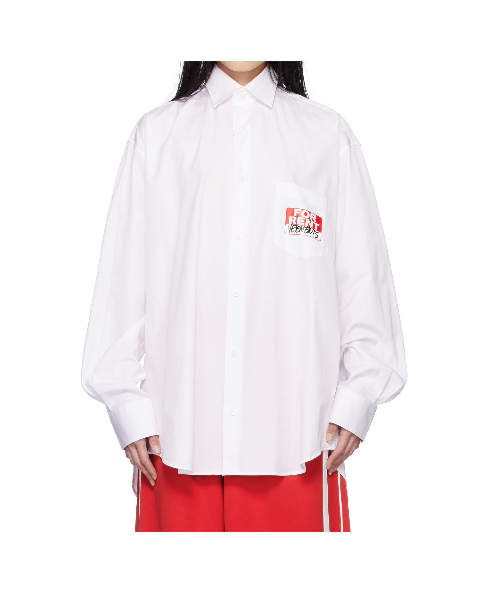 Vetements For Rent Classic Shirt In White