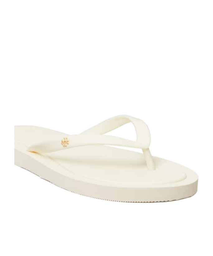 Tory Burch Women's Kira Padded Flip Flop Sandals In White