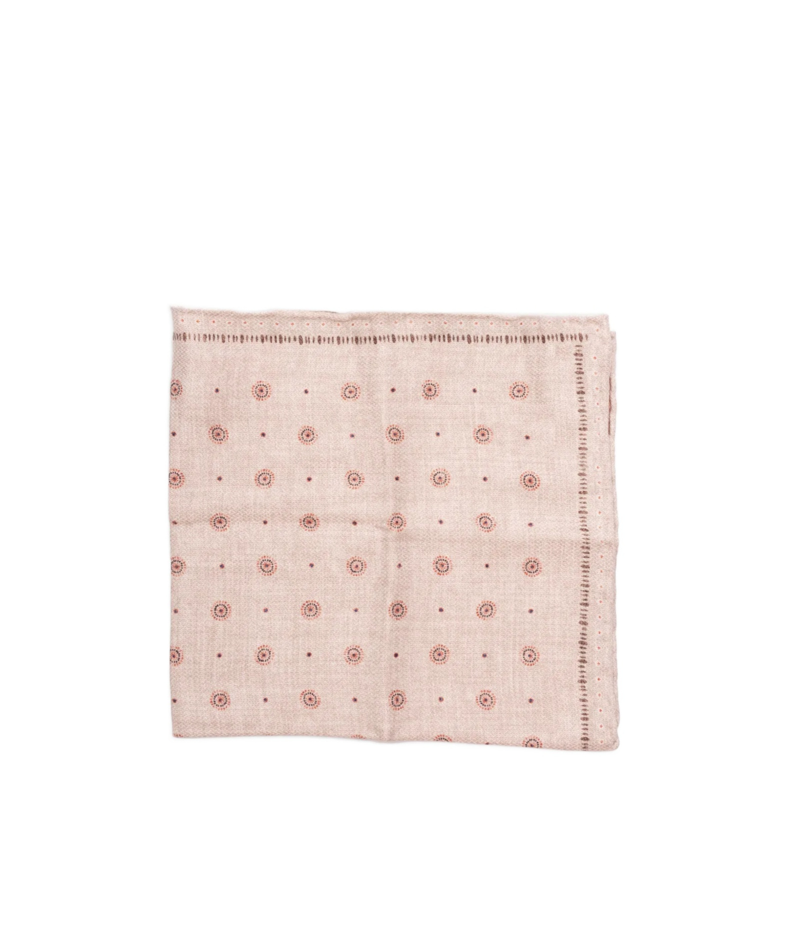 Brunello Cucinelli Graphic-print Handkerchief Scarf In Nude