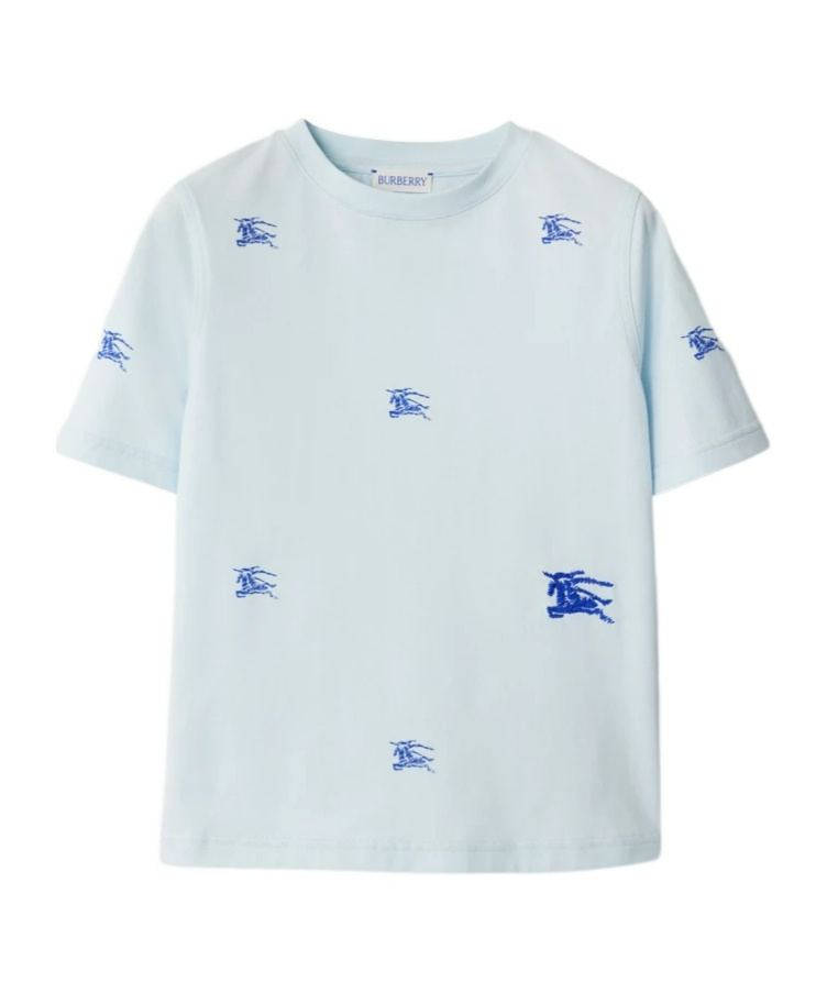 Burberry Ekd Crew-neck T-shirt In White