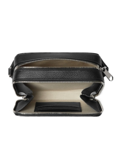 Gucci Double G Super Mini Shoulder Bag In Black