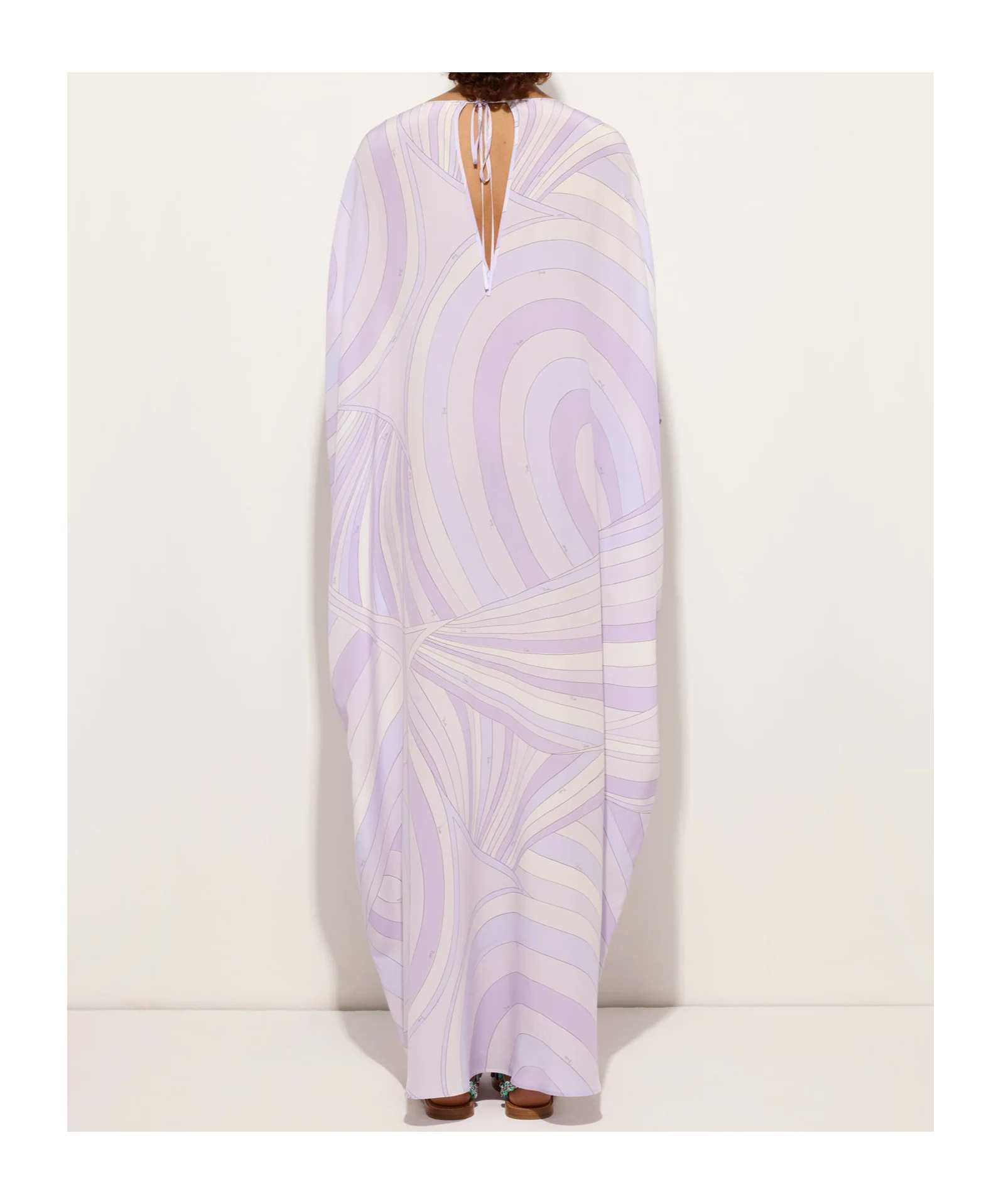 Pucci Wave-print Kaftan In Purple