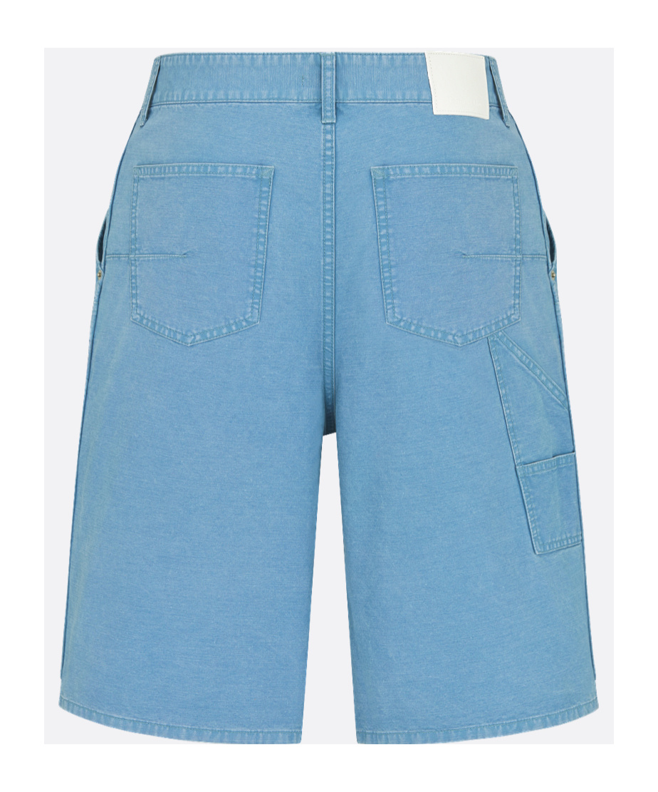 Dior Belt-loop Shorts In Blue