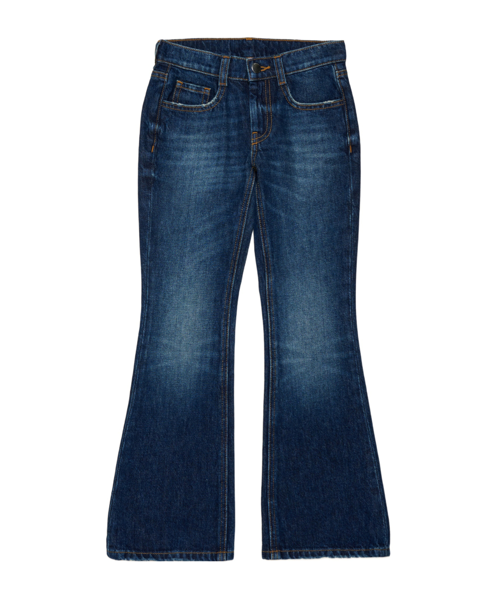 Marni Kids Bootcut Flared Jeans In Blue