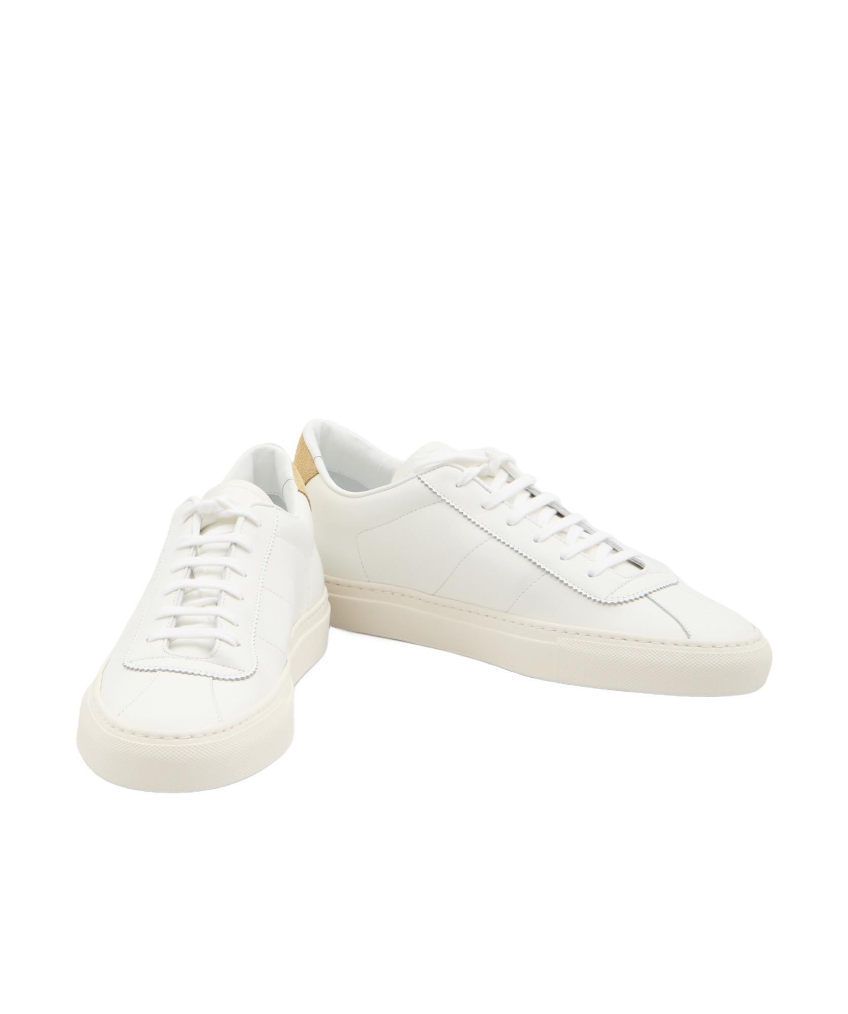 Common Projects Round Toe Sneakers In White