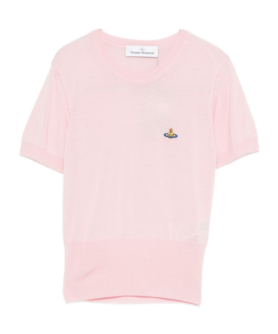 Vivienne Westwood Short-sleeved Knitwear In Pink