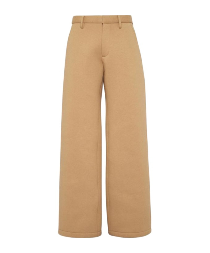 Dsquared2 Halbhohe Wide-leg-hose In Nude