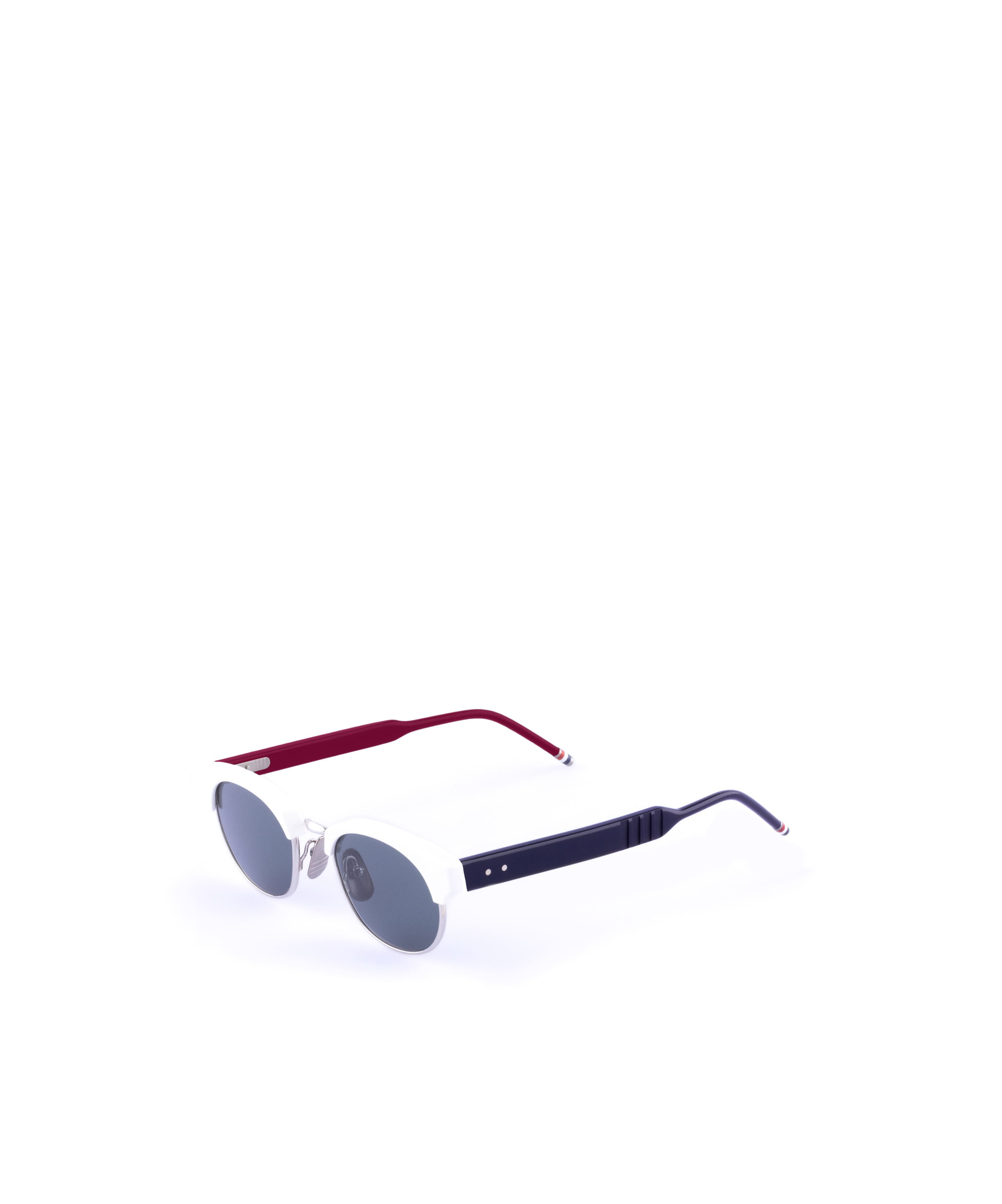 Thom Browne Logo Sunglasses In Gray