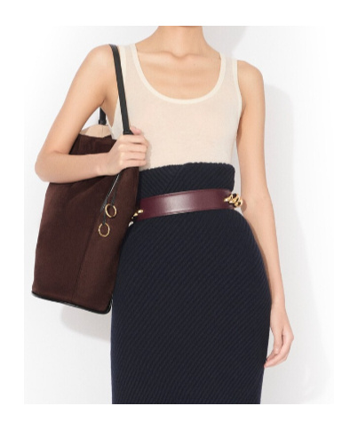 Alaïa Sheer Wool Tank Top In White